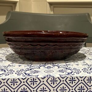 Elegant Brown Ceramic Bowl